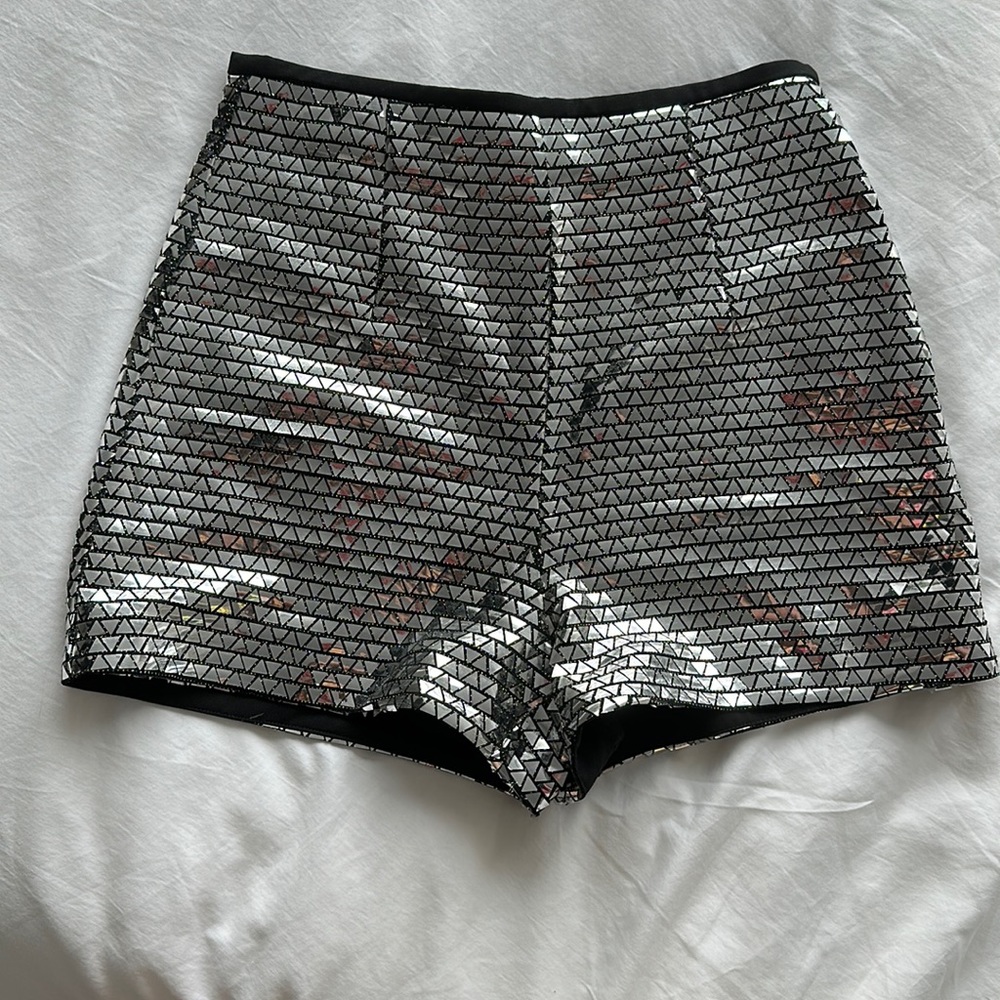 Zara disco shorts